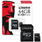 Kingston Memory Card TF / Micro SD Card Class 10 - 64 GB