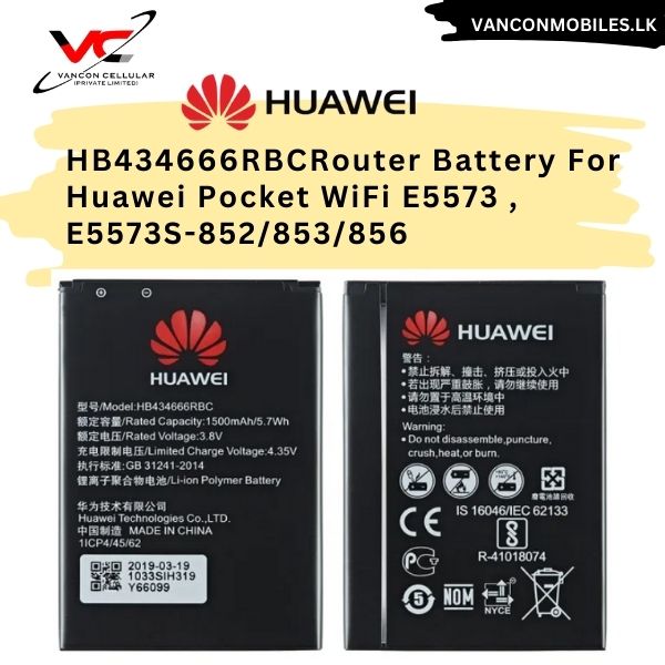 Huawei HB434666RBC Router Battery For E5573 , E5573S-852/853/856