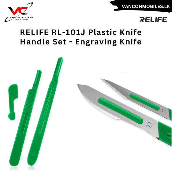 RELIFE RL-101J Plastic Knife Handle Set Engraving Knife for Repair Electronics & Maintenance