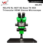 RELIFE RL-M3T-B3 Base 7X-45X Trinocular HDMI Stereo Microscope