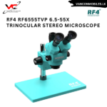 RF4 RF6555TVP 6.5-55X SYNCHRONOUS ZOOM TRINOCULAR STEREO MICROSCOPE