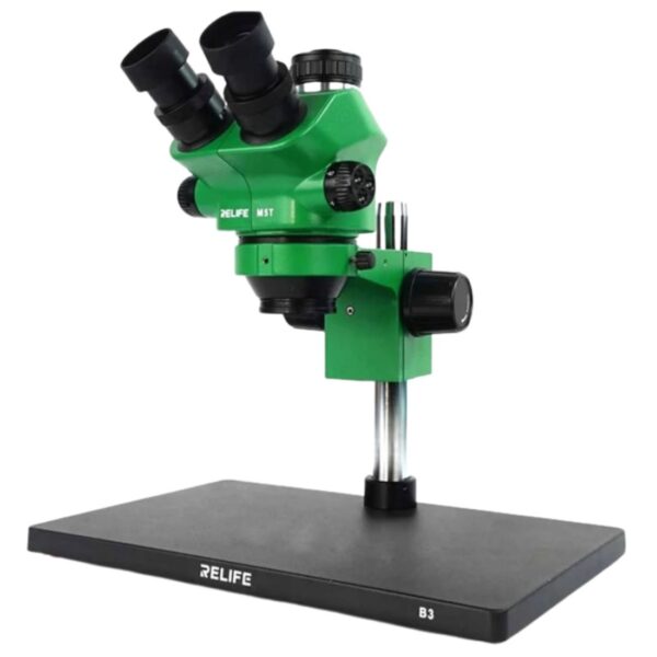 RELIFE RL-M5T-B3 0.7-5.0X Trinocular HD Stereo Microscope