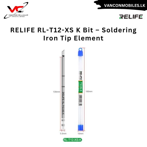 RELIFE RL-T12-XS K Bit - Soldering Iron Tip ElementSO