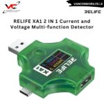 RELIFE XA1 2 IN 1 Current and Voltage Multi-function Detector - Type-CPD Easily Tests Multiple Parameters Displayed on One Screen