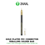 2UUL SC 98 GOLD PLATED REBALLING SOLDER BAR 3X