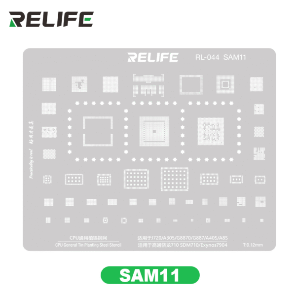 RELIFE RL-SAM11 STENCILS