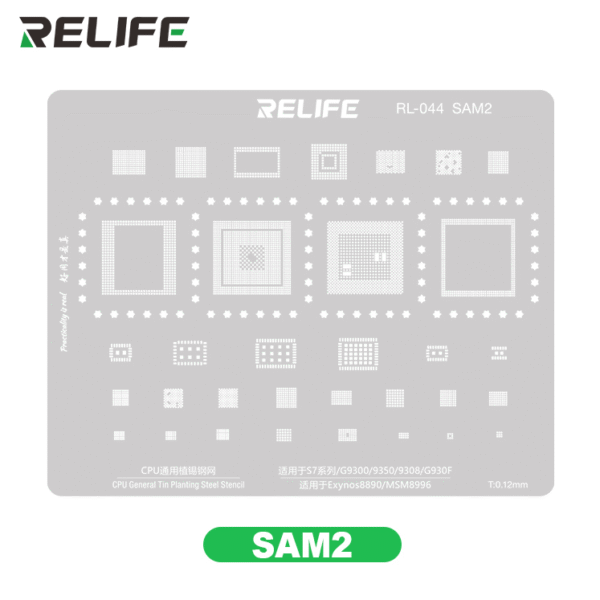 RELIFE RL-SAM2 STENCILS